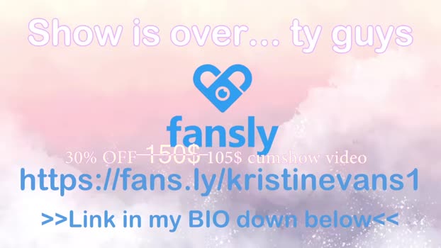 kristinevans Chaturbate 01-04-2024 Trans