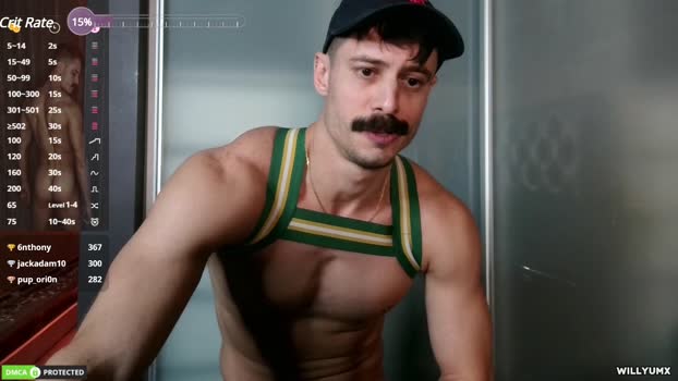 willyumx striptease Webcam SHOW @ Chaturbate 01-12-2024