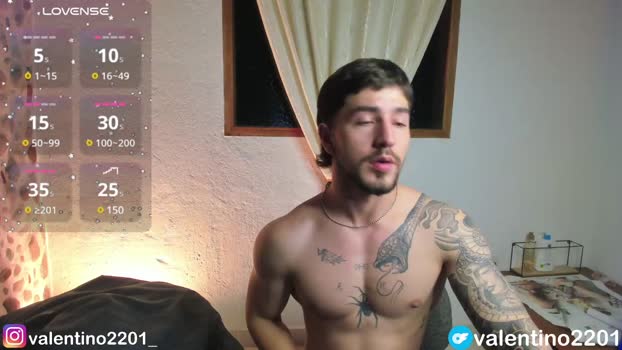 valentino2201 sexy Webcam SHOW @ Chaturbate 18-12-2024