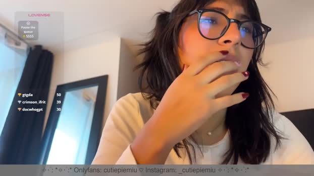 cutiepiemiu fuckme Webcam SHOW @ Chaturbate 08-01-2025