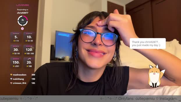 cutiepiemiu fuckme Webcam SHOW @ Chaturbate 10-01-2025