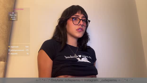 cutiepiemiu horny Webcam SHOW @ Chaturbate 18-01-2025