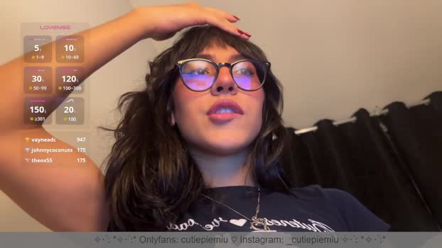 cutiepiemiu lush Webcam SHOW @ Chaturbate 18-01-2025