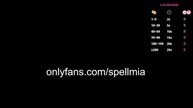 miaspell sexy Webcam SHOW @ Chaturbate 14-02-2025
