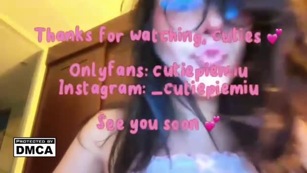 cutiepiemiu strip Webcam SHOW @ Chaturbate 11-03-2025