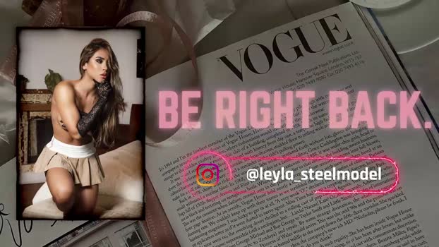 leyla_steel hard Webcam SHOW @ Chaturbate 01-04-2025