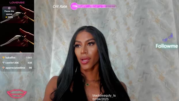 blackbeauty_ts squirt Webcam SHOW @ Chaturbate 02-04-2025