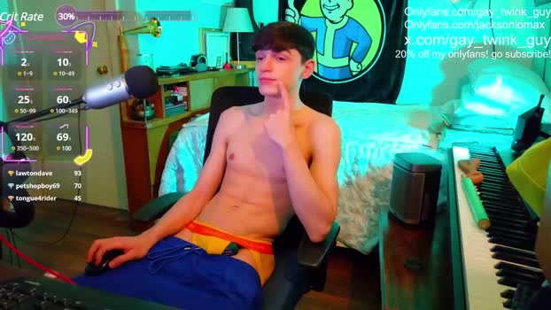 gay_twink_guy fingers Webcam SHOW @ Chaturbate 16-05-2025