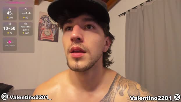 valentino2201 toys Webcam SHOW @ Chaturbate 18-07-2025