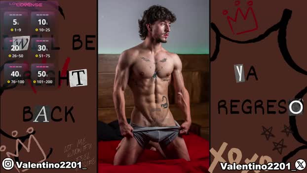 valentino2201 Naked Webcam SHOW @ Chaturbate 23-07-2025