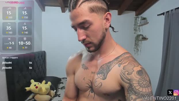 valentino2201 jackoff Webcam SHOW @ Chaturbate 01-08-2025