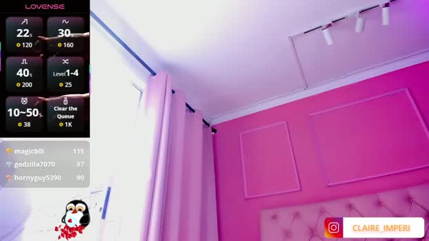 claire_empire Porn Webcam SHOW @ Chaturbate 12-08-2025