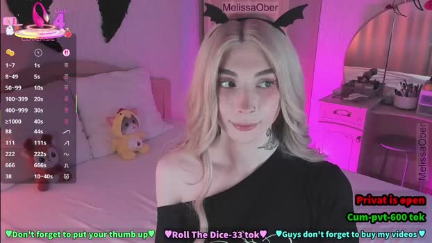 melissaober lick Webcam SHOW @ Chaturbate 03-09-2025