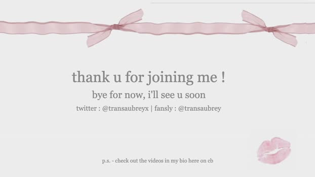 transaubrey blowjob Webcam SHOW @ Chaturbate 08-09-2025