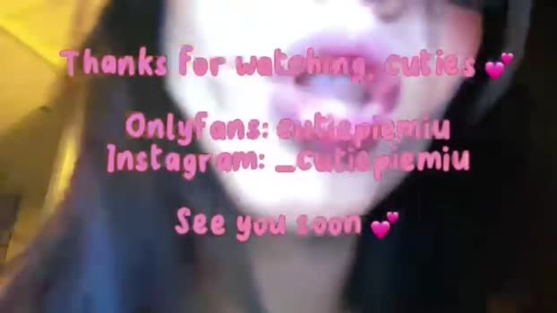 cutiepiemiu love Webcam SHOW @ Chaturbate 18-09-2025
