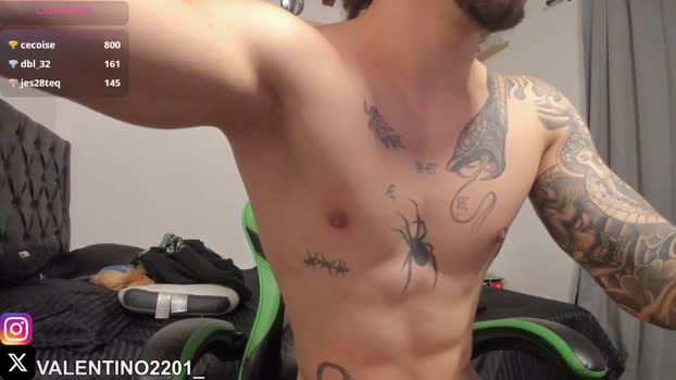 valentino2201 show Webcam SHOW @ Chaturbate 26-09-2025
