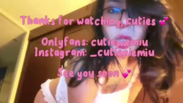 cutiepiemiu suck Webcam SHOW @ Chaturbate 27-09-2025