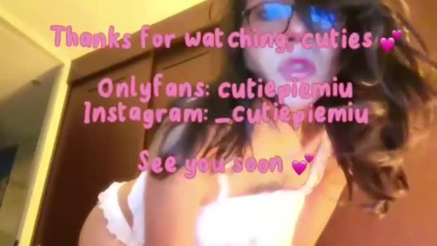 cutiepiemiu Show Webcam SHOW @ Chaturbate 05-10-2025