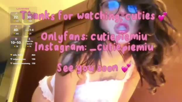 cutiepiemiu bigtoys Webcam SHOW @ Chaturbate 09-10-2025