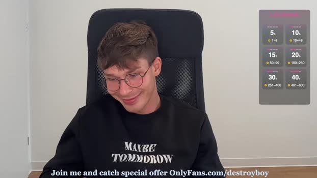 destroy_boy analtoy Webcam SHOW @ Chaturbate 09-10-2025