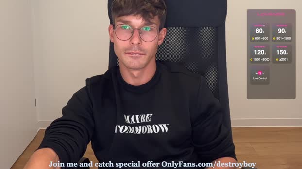 destroy_boy hard Webcam SHOW @ Chaturbate 09-10-2025