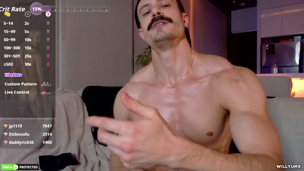 willyumx naked Webcam SHOW @ Chaturbate 18-10-2025
