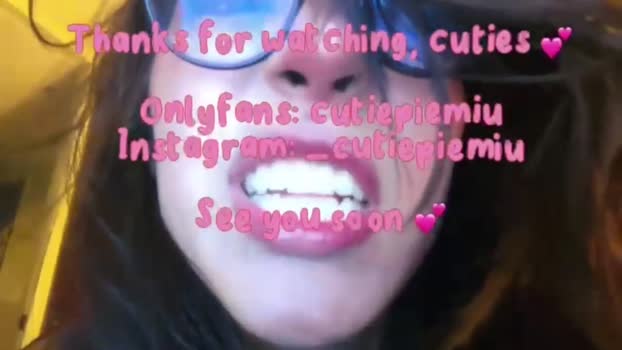 cutiepiemiu horny Webcam SHOW @ Chaturbate 24-10-2025