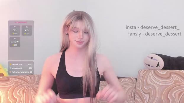 deserve_dessert Porn Webcam SHOW @ Chaturbate 07-11-2025
