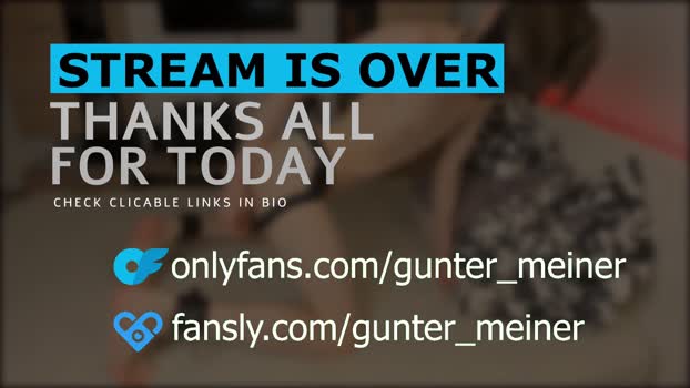 guntermeiner Porn Webcam SHOW @ Chaturbate 19-11-2025
