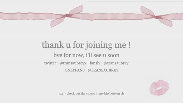 transaubrey suckshow Webcam SHOW @ Chaturbate 24-11-2025