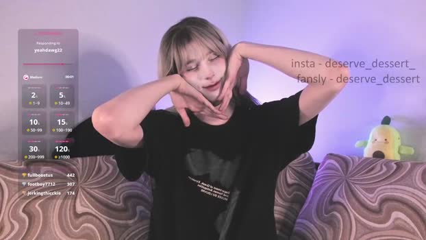 deserve_dessert kissing Webcam SHOW @ Chaturbate 30-11-2025