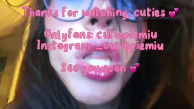 cutiepiemiu naked Webcam SHOW @ Chaturbate 10-12-2025