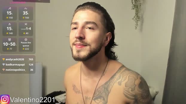 valentino2201 nasty Webcam SHOW @ Chaturbate 24-12-2025