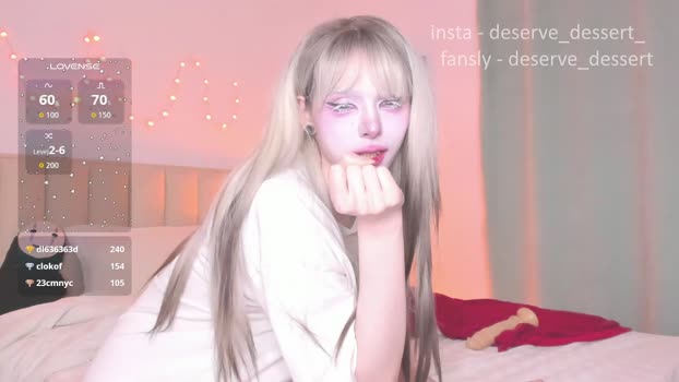 deserve_dessert big Webcam SHOW @ Chaturbate 26-12-2025