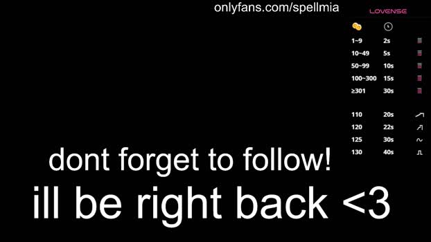 miaspell natural Webcam SHOW @ Chaturbate 26-12-2025