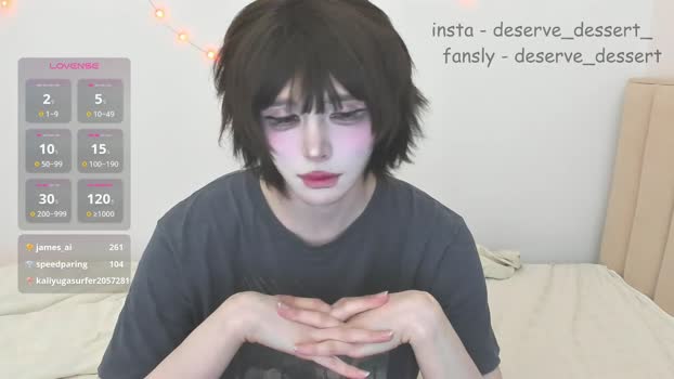 deserve_dessert sex Webcam SHOW @ Chaturbate 12-01-2026