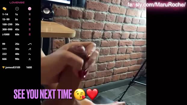 maruroche lick Webcam SHOW @ Chaturbate 14-01-2026