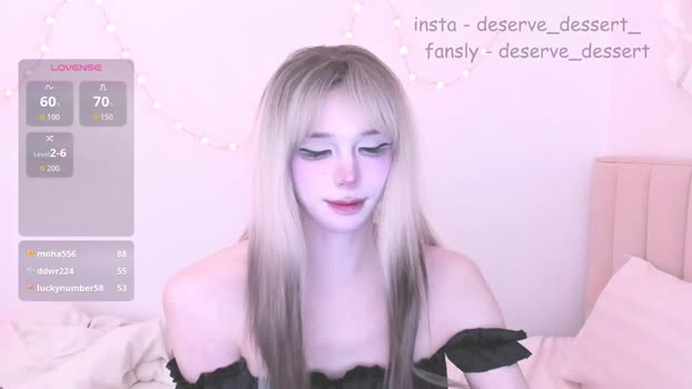 deserve_dessert jackoff Webcam SHOW @ Chaturbate 16-01-2026
