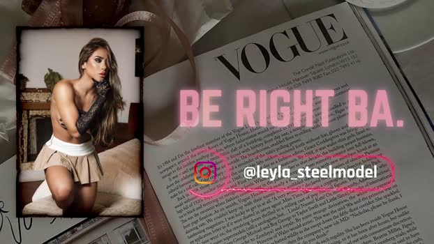 leyla_steel Porn Webcam SHOW @ Chaturbate 17-01-2026
