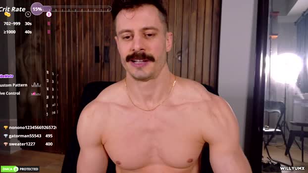 willyumx Porn Webcam SHOW @ Chaturbate 04-02-2026