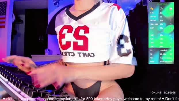 claudia_cooper lush Webcam SHOW @ Chaturbate 15-02-2026