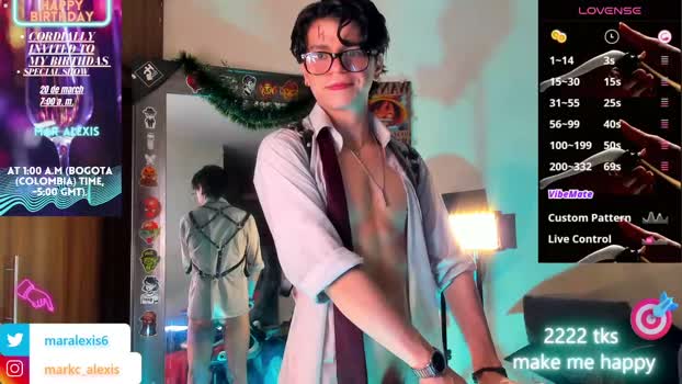 mar_alexis lovense Webcam SHOW @ Chaturbate 09-03-2026