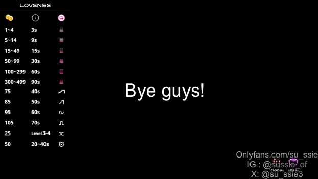 su_ssie bj-dildo Webcam SHOW @ Chaturbate 12-03-2026